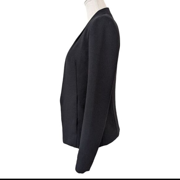 Aritzia Babaton Keith Jacket Blazer Japanese Fabric Open Front in Black Size 2 - Picture 7 of 13